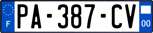 PA-387-CV