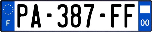 PA-387-FF