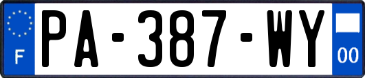 PA-387-WY