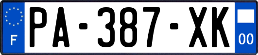 PA-387-XK