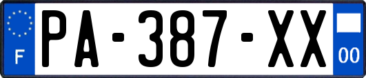 PA-387-XX