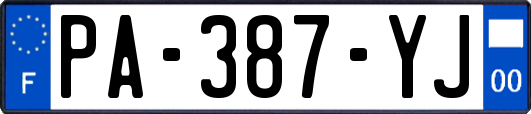 PA-387-YJ