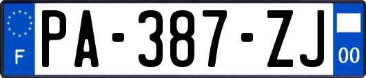 PA-387-ZJ