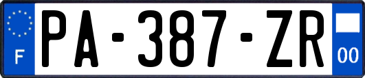PA-387-ZR