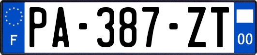 PA-387-ZT