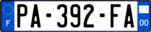 PA-392-FA