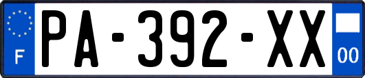 PA-392-XX
