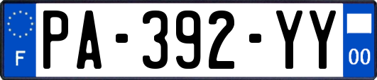 PA-392-YY