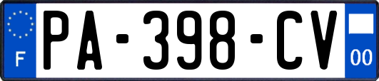 PA-398-CV