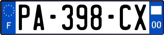 PA-398-CX