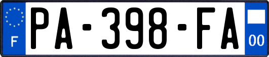 PA-398-FA