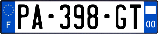PA-398-GT