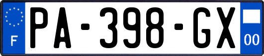PA-398-GX