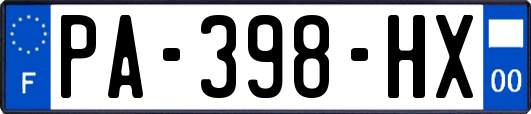 PA-398-HX