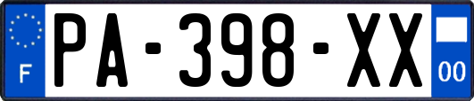 PA-398-XX
