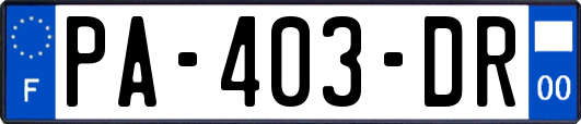 PA-403-DR