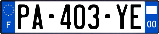 PA-403-YE