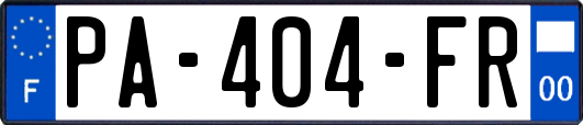 PA-404-FR