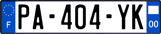 PA-404-YK