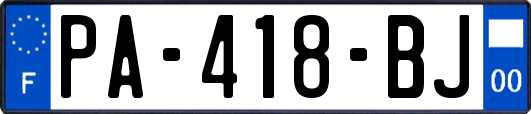 PA-418-BJ