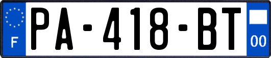 PA-418-BT