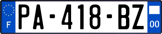 PA-418-BZ