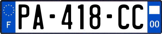 PA-418-CC