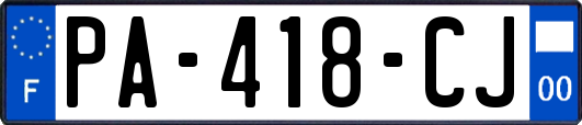 PA-418-CJ