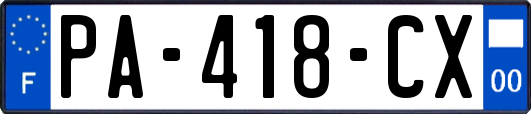 PA-418-CX