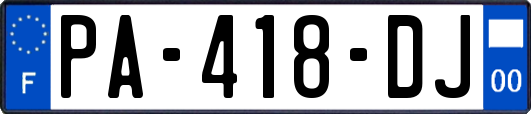 PA-418-DJ