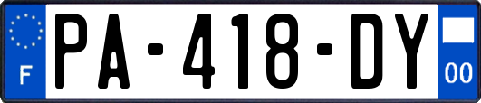 PA-418-DY