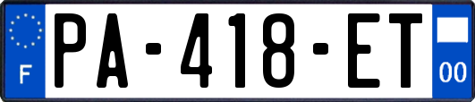 PA-418-ET
