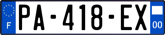 PA-418-EX
