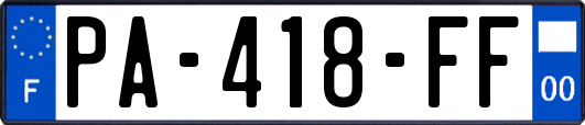 PA-418-FF