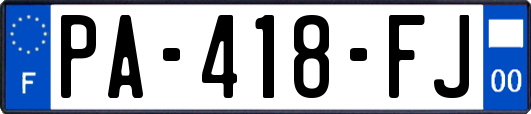 PA-418-FJ