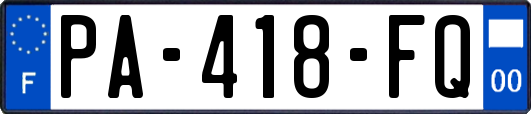 PA-418-FQ