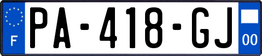 PA-418-GJ