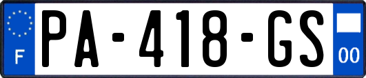 PA-418-GS