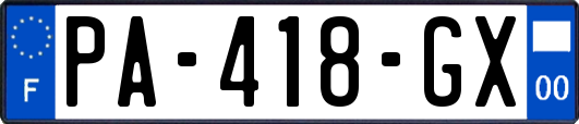 PA-418-GX