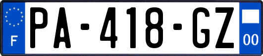 PA-418-GZ
