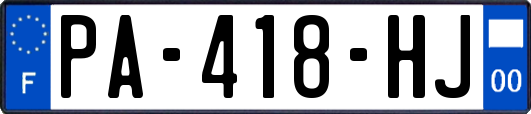 PA-418-HJ