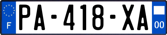 PA-418-XA