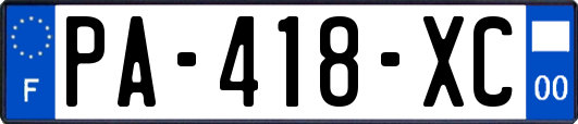 PA-418-XC