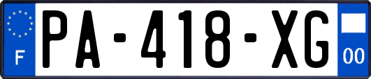 PA-418-XG