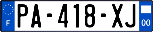 PA-418-XJ