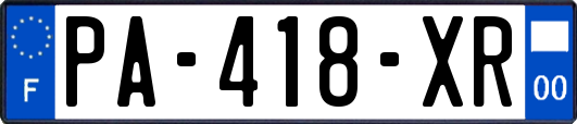PA-418-XR