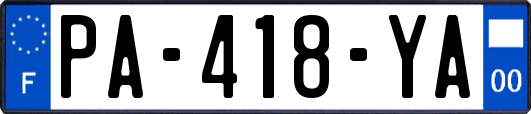 PA-418-YA