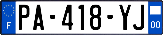 PA-418-YJ
