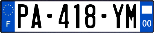 PA-418-YM