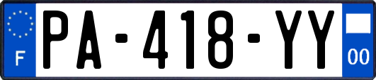 PA-418-YY